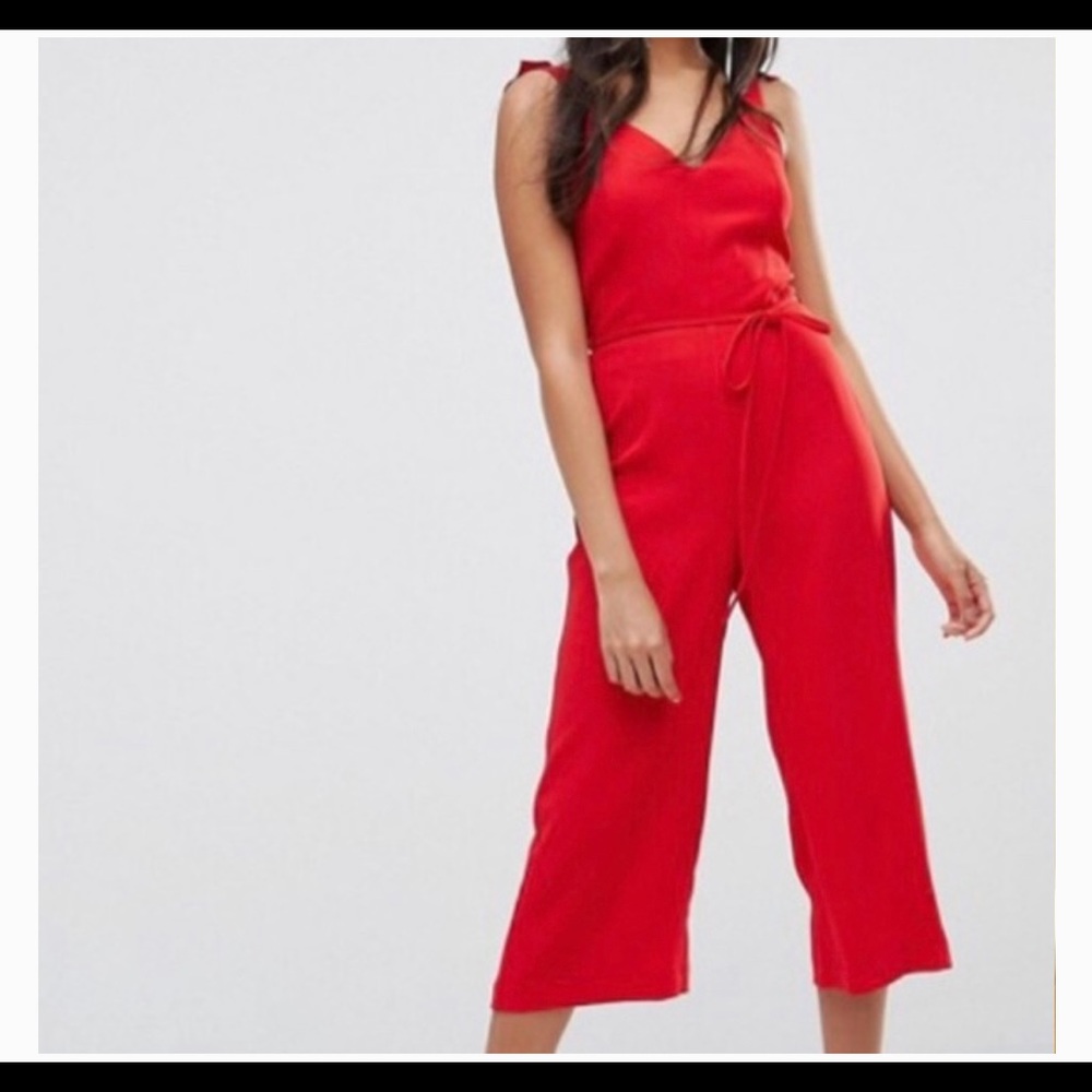 Red ASOS jumpsuit - Picture 5 of 5